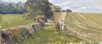 25 Bareback ride stubble, West Meon